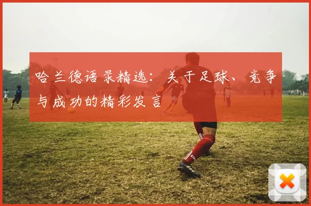 哈兰德语录精选:关于足球、竞争与成功的精彩发言